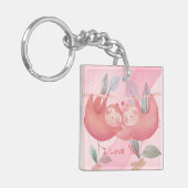 かわいいバレンタインデーキーチェーン キーホルダー (正面左)