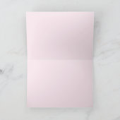 かわいいバレンタインデーコケットボウピンク&レッド カード (内部)