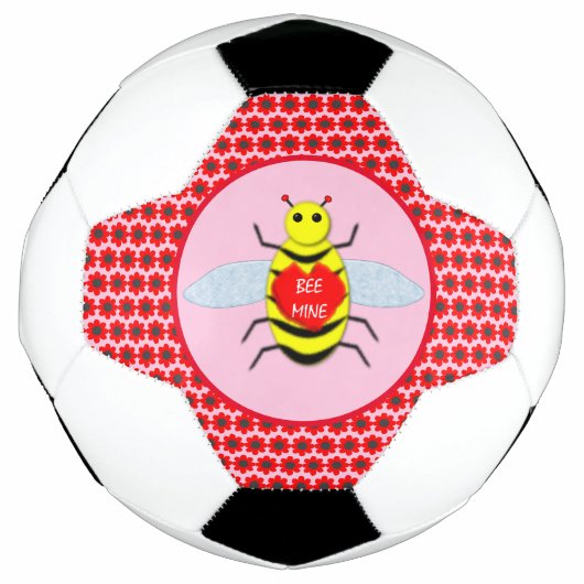 かわいいバレンタインデービー サッカーボール (正面)