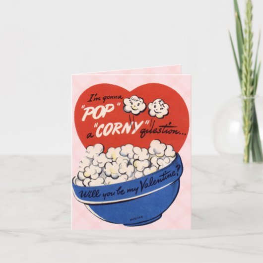 かわいいバレンタインデー子供へス シーズンカード (正面)