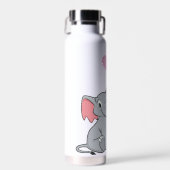 かわいいバレンタインデー私はあなたを愛しているハート ウォーターボトル (正面)