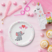 かわいいバレンタインデー私はあなたを愛しているハート ペーパープレート (パーティー)