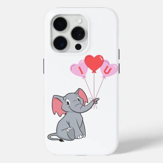 かわいいバレンタインデー私はあなたを愛しているハート Case-Mate iPhoneケース (裏面)