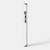 かわいいバレンタインデー私はあなたを愛しているハート iPhoneケース (左側面)