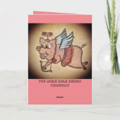 かわいいバレンタインデー カード (裏面)