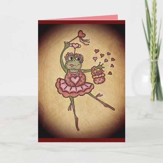 かわいいバレンタインデー カード (正面)