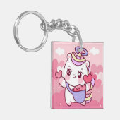 かわいいバレンタインデー キーホルダー (正面左)