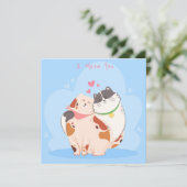 かわいいバレンタインデー シーズンカード (スタンド正面)