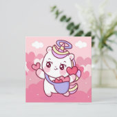 かわいいバレンタインデー シーズンカード (スタンド正面)