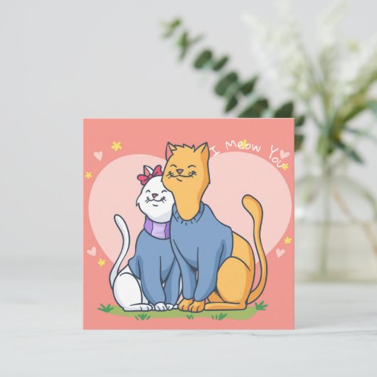 かわいいバレンタインデー シーズンカード (スタンド正面)