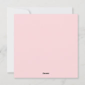 かわいいバレンタインデー シーズンカード (裏面)