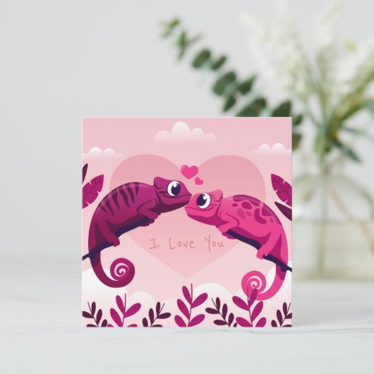 かわいいバレンタインデー シーズンカード (スタンド正面)