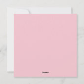 かわいいバレンタインデー シーズンカード (裏面)