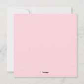 かわいいバレンタインデー シーズンカード (裏面)