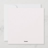 かわいいバレンタインデー シーズンカード (裏面)