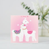 かわいいバレンタインデー シーズンカード (スタンド正面)