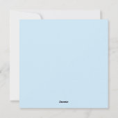 かわいいバレンタインデー シーズンカード (裏面)