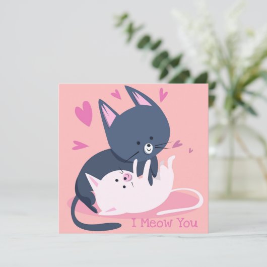 かわいいバレンタインデー シーズンカード (スタンド正面)