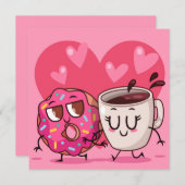 かわいいバレンタインデー シーズンカード (正面/裏面)