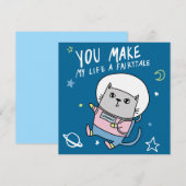 かわいいバレンタインデー シーズンカード (正面/裏面)