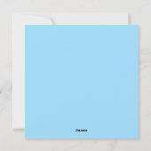 かわいいバレンタインデー シーズンカード (裏面)