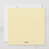 かわいいバレンタインデー シーズンカード (裏面)