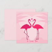 かわいいバレンタインデー シーズンカード (正面/裏面)