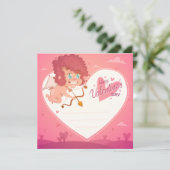かわいいバレンタインデー シーズンカード (スタンド正面)