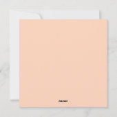 かわいいバレンタインデー シーズンカード (裏面)