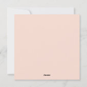 かわいいバレンタインデー シーズンカード (裏面)