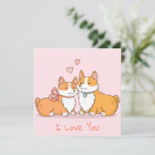 かわいいバレンタインデー シーズンカード (スタンド正面)