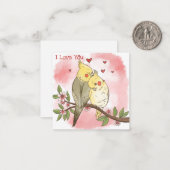 かわいいバレンタインデー ノートカード (正面/裏面インサイチュ)