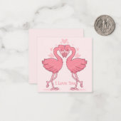 かわいいバレンタインデー ノートカード (正面/裏面インサイチュ)