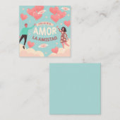 かわいいバレンタインデー ノートカード (正面/裏面)