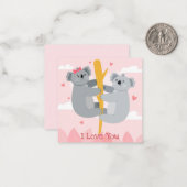 かわいいバレンタインデー ノートカード (正面/裏面インサイチュ)