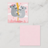 かわいいバレンタインデー ノートカード (正面/裏面)