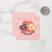 かわいいバレンタインデー ノートカード (正面/裏面インサイチュ)