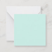 かわいいバレンタインデー ノートカード (裏面)