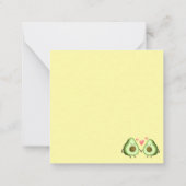 かわいいバレンタインデー ノートカード (裏面)