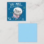 かわいいバレンタインデー ノートカード (正面/裏面)