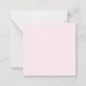 かわいいバレンタインデー ノートカード (裏面)