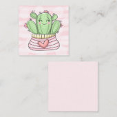 かわいいバレンタインデー ノートカード (正面/裏面)