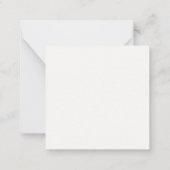 かわいいバレンタインデー ノートカード (裏面)