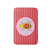 かわいいバレンタインデー バスマット (正面縦)