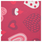 かわいいバレンタインハートパターン ファブリック (見本)