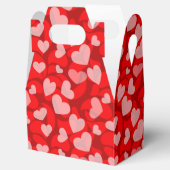 かわいいバレンタインハートパーティー フェイバーボックス (オープン)