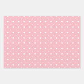 かわいいバレンタインハートラブキャッツパターン ラッピングペーパーシート (正面3)