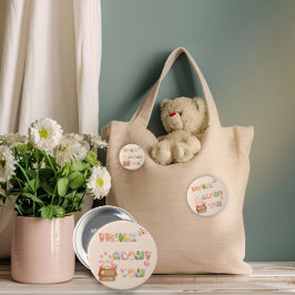 かわいいバレンタインボタン |お考えしについて 缶バッジ