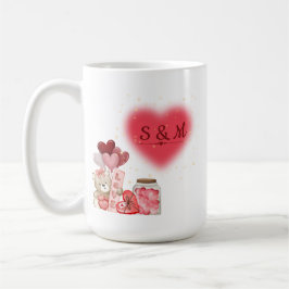 かわいいバレンタインマグカップ コーヒーマグカップ