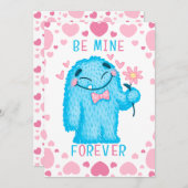 かわいいバレンタインモンスター シーズンカード (正面/裏面)